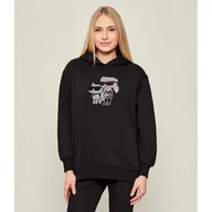 Bluzy damskie - Karl Lagerfeld Bluza ikon rs duo Loose fit - miniaturka - grafika 1