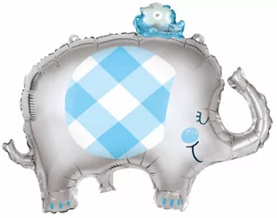 Balon foliowy Słonik - 73 cm - 1 szt. - Urodziny dziecka - miniaturka - grafika 1