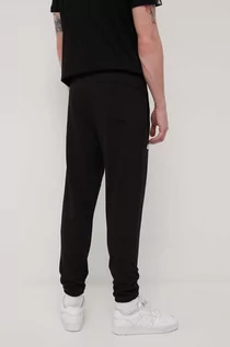 Spodnie męskie - Kappa spodnie męskie kolor czarny gładkie - grafika 1