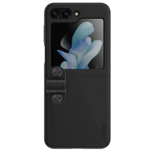 Etui z zawieszką i podstawką Nillkin Flex Flip do Samsung Galaxy Z Flip 5 - czarne - Etui i futerały do telefonów - miniaturka - grafika 1