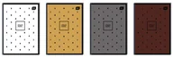 Szkolne artykuły papiernicze - Brulion A5/96 kratka Chess Soft Touch Interduk 70g - miniaturka - grafika 1