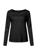 Koszulki i topy damskie - ESPRIT Collection Damska koszulka 092EO1K318, 001/BLACK, M - miniaturka - grafika 1