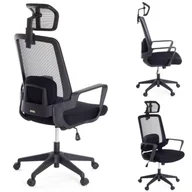 Fotele i krzesła biurowe - AMO70+ Czarny – Ergonomiczny fotel biurowy na kółkach - miniaturka - grafika 1