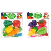 Zabawki AGD - Mega Creative Nella Owoce/warzywa Do Kroj 18x21 Pbh 96/192 - miniaturka - grafika 1