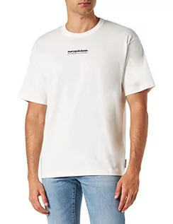 Koszulki męskie - Marc O'Polo Denim Męski T-shirt 364236451312, 101, L, 101, L - grafika 1