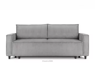 Sofa 3 rozkładana sztruks jasnoszara NAPI - Sofy i kanapy Sofa 3 rozkładana sztruks jasnoszara NAPI - Sofy i kanapy - miniaturka - grafika 1