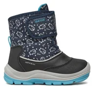 Buty dla dziewczynek - Śniegowce Geox B Flanfil Girl B Abx B263WG 0BCMN CF4N4 S Granatowy - miniaturka - grafika 1