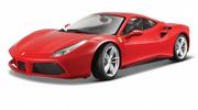 Samochody i pojazdy dla dzieci - Bburago Model Ferrari 488 GTB 1:18 16008 $ - miniaturka - grafika 1