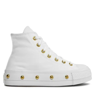 Trampki Converse Chuck Taylor All Star Lift Platform Star Studded A06787C Biały - Trampki damskie - miniaturka - grafika 1