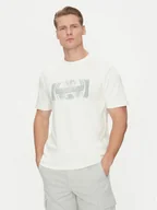 Koszulki męskie - Napapijri T-Shirt S-Vanni NP0A4IEA Biały Regular Fit - miniaturka - grafika 1