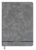 Kalendarze - Easy Stationery Kalendarz książkowy 2026 A5 szary Easy - kalendarz - miniaturka - grafika 1