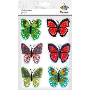 naklejki żelowe motyle - Zabawki kreatywne - miniaturka - grafika 1