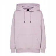 Bluzy damskie - Bluza Damska Campus Kangurka Dresowa Z Kapturem Bawełniana Różowa S - miniaturka - grafika 1