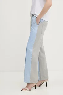 Desigual jeansy VIRGIN damskie high waist 25SWDD17 - Spodnie damskie - miniaturka - grafika 1