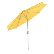 Parasole ogrodowe - Parasol ogrodowy N18, parasol ogrodowy, Ø 2,7 m, regulowany, poliester/aluminium 5 kg ~ żółty - miniaturka - grafika 1