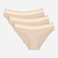 Majtki damskie - Zestaw majtek slipy damskich Triumph 10214907 L 3 szt Cappuccino (7613142032575) - miniaturka - grafika 1