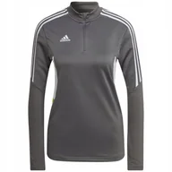Bluzy damskie - Bluza damska adidas Condivo 22 Training szara HD2308 XS - miniaturka - grafika 1