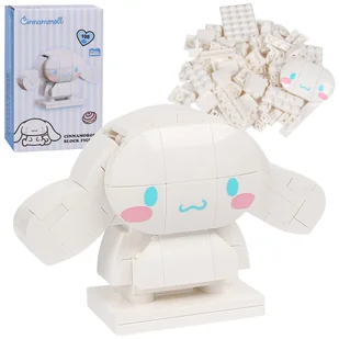 Figurka 3D Cinnamoroll Hello Kitty Zestaw klocków do samodzielnego złożenia figurki, kreatywny zestaw, klocki konstrukcyjne 3+ - Klocki - miniaturka - grafika 1
