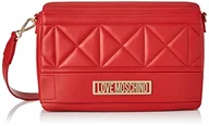 Torebki damskie - Love Moschino Damska torba na ramię Borsa Soft PU Rosso Blue Denim, 28 x 28 x 10 - miniaturka - grafika 1