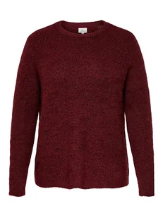 ONLY Sweter w kolorze bordowym - Swetry damskie - miniaturka - grafika 1