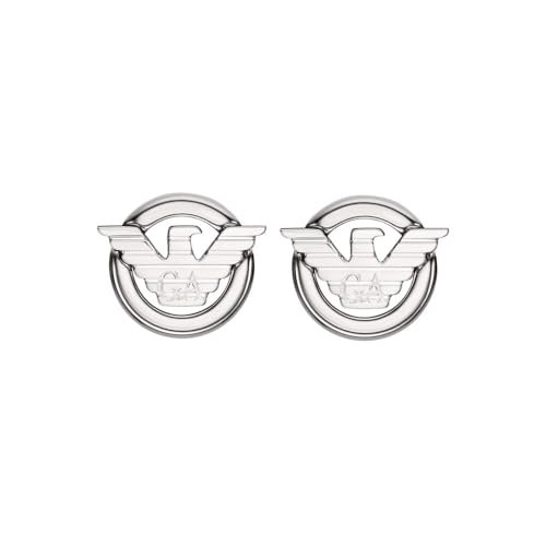Emporio Armani Męskie Kolczyki ze stali nierdzewnej z zapięciem na sztyft