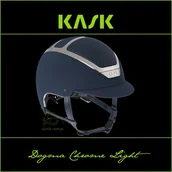 Kaski do jazdy konnej - Kask Sport Kask Dogma Chrome Light - KASK - granatowy/srebrny - roz. 50-54 - miniaturka - grafika 1
