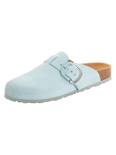Tamaris Damen 1-27600-44 Damskie kapcie niebieskie, 37 EU
