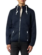 Kurtki męskie - acalmar Męska kurtka polarowa Altiplano, granatowy melanż, XL - miniaturka - grafika 1