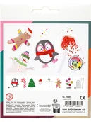 Zabawki kreatywne - Folia Zestaw "CHRISTMAS" do malowania diamentami w różnych kolorach - miniaturka - grafika 1