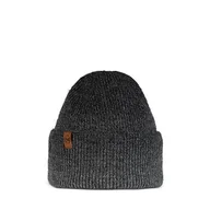 Czapki damskie - Buff Czapka dzianinowa Marin grafitowa unisex jeden rozmiar - miniaturka - grafika 1