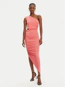 Sukienki - Patrizia Pepe Sukienka koktajlowa 2A2919 J280 R854 Koralowy Regular Fit - miniaturka - grafika 1