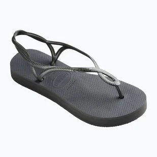 Sandały damskie Havaianas Luna Flatform grey steel - Sandały damskie - miniaturka - grafika 1