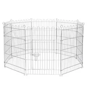 Akcesoria dla gryzoni - dibea kołowrotek z wolnym biegiem Gehege, bieg kurnika kratka do małych zwierząt (wysokość do wyboru) FG00552 - miniaturka - grafika 1