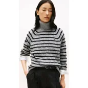 Swetry damskie - Tommy Hilfiger Wełniany golf | Loose fit - miniaturka - grafika 1