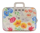 Torby na laptopy - Bombata Peonia 15.6" jasna szara - miniaturka - grafika 1