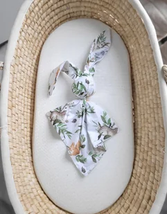 Miękka przytulanka kocyk króliczek z bawełny - Woodland green - Maskotki i pluszaki Miękka przytulanka kocyk króliczek z bawełny - Woodland green - Maskotki i pluszaki - miniaturka - grafika 1