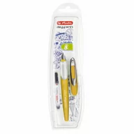 Przybory szkolne - Herlitz Pióro wieczne My.Pen L musztardowe/białe - miniaturka - grafika 1