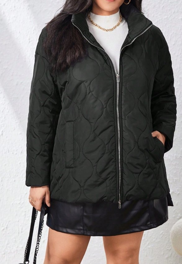 SHEIN PLUS SIZE KURTKA DAMSKA PIKOWANA 46 ŁSE
