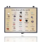 Czasopisma - Zestaw Minerałów 25 Kamieni Kryształy Kolekcja Minerały Świata Pudełko - miniaturka - grafika 1