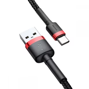 Baseus Kabel Kevlar USB-C 2A 2M red black CATKLF-C91 - Kable USB - miniaturka - grafika 1