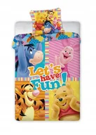 Pościel dla dzieci - Pościel 160x200 Kubuś Puchatek i Przyjaciele Bawełna Tygrysek Kłapouchy - miniaturka - grafika 1