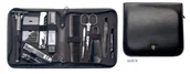 Pozostałe urządzenia kosmetyczne - Kellermann 6335 męski zestaw podróżny z manicure, czarny - miniaturka - grafika 1