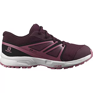 Buty dla chłopców - Salomon Sense CSWP dziecięce buty do biegania w terenie, wodoszczelne, uniseks, Winetasting White Mauve Wood - 28 EU - grafika 1