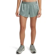 Spodenki damskie - Damskie Spodenki UNDER ARMOUR TECH PLAY UP SHINE SHORTS 1389883-348 – Oliwkowy - miniaturka - grafika 1