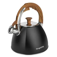 Czajniki na gaz - Konighoffer KONIGHOFFER FIRENZE II BLACK CZAJNIK ZE STALI NIERDZEWNEJ 2,5 L INDUKCJA 5903313417563 - miniaturka - grafika 1