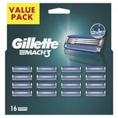 Akcesoria i części do maszynek do golenia - Ostrza do golarki GILLETTE Mach3 (16 sztuk) - miniaturka - grafika 1