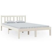 Łóżka - Białe skandynawskie drewniane łóżko 120x200 cm - Kenet 4X - miniaturka - grafika 1