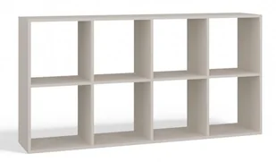 Regał komorowy, 2x4, Malax, 147x30x75 cm, beżowy, mat - Regały - miniaturka - grafika 1