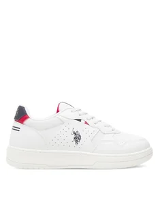 U.S. Polo Assn. Sneakersy DENNY004 Biały - Buty dla chłopców - miniaturka - grafika 1