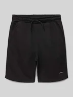 Spodnie i spodenki dla chłopców - Szorty z dzianiny dresowej z elastycznym pasem model ‘PALSY’ - miniaturka - grafika 1